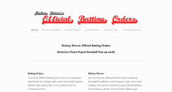 Desktop Screenshot of battingorders.com